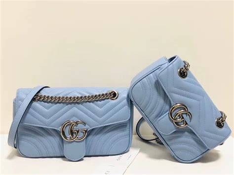 baby blue gucci marmont|gg marmont mini handbags.